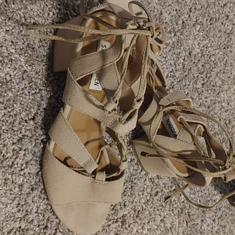 Suede heels